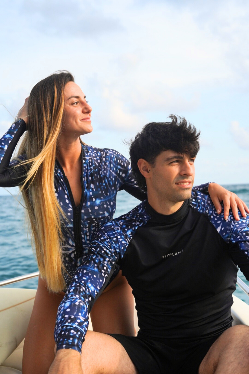 Licra surf manga larga - Tiburón ballena