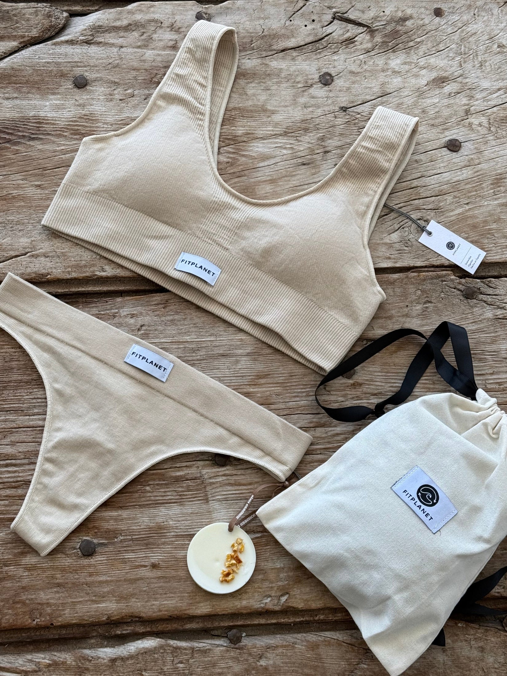 Sujetador Algodón - Beige