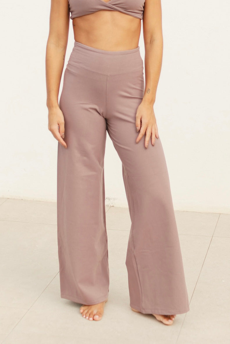 Conjunto cruzado algodón - Malva