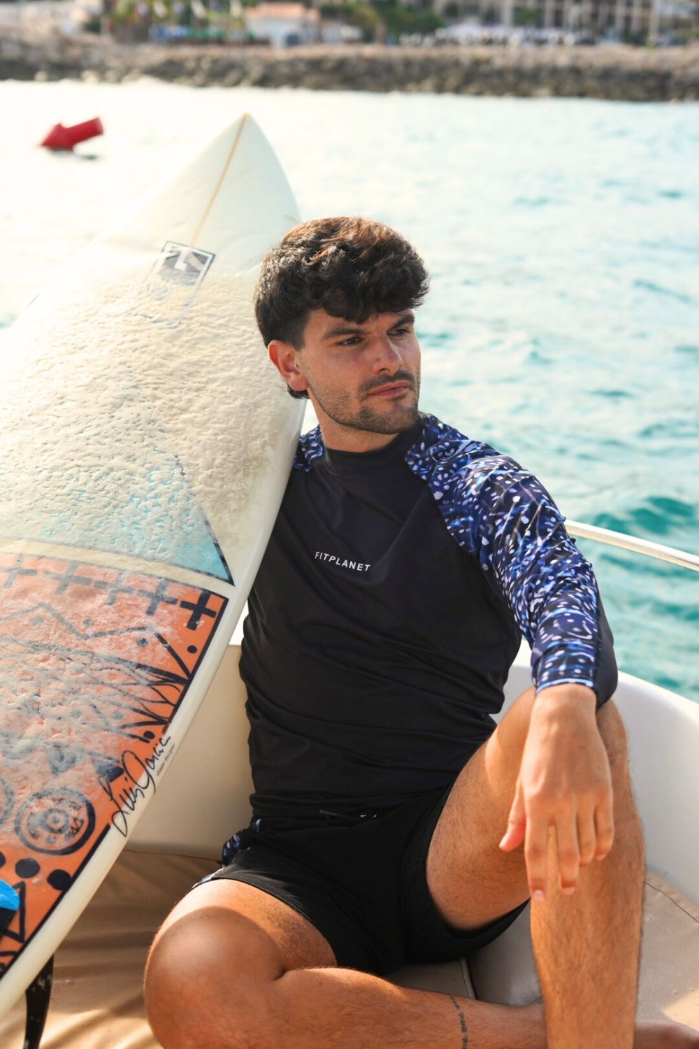 Licra surf manga larga - Tiburón ballena