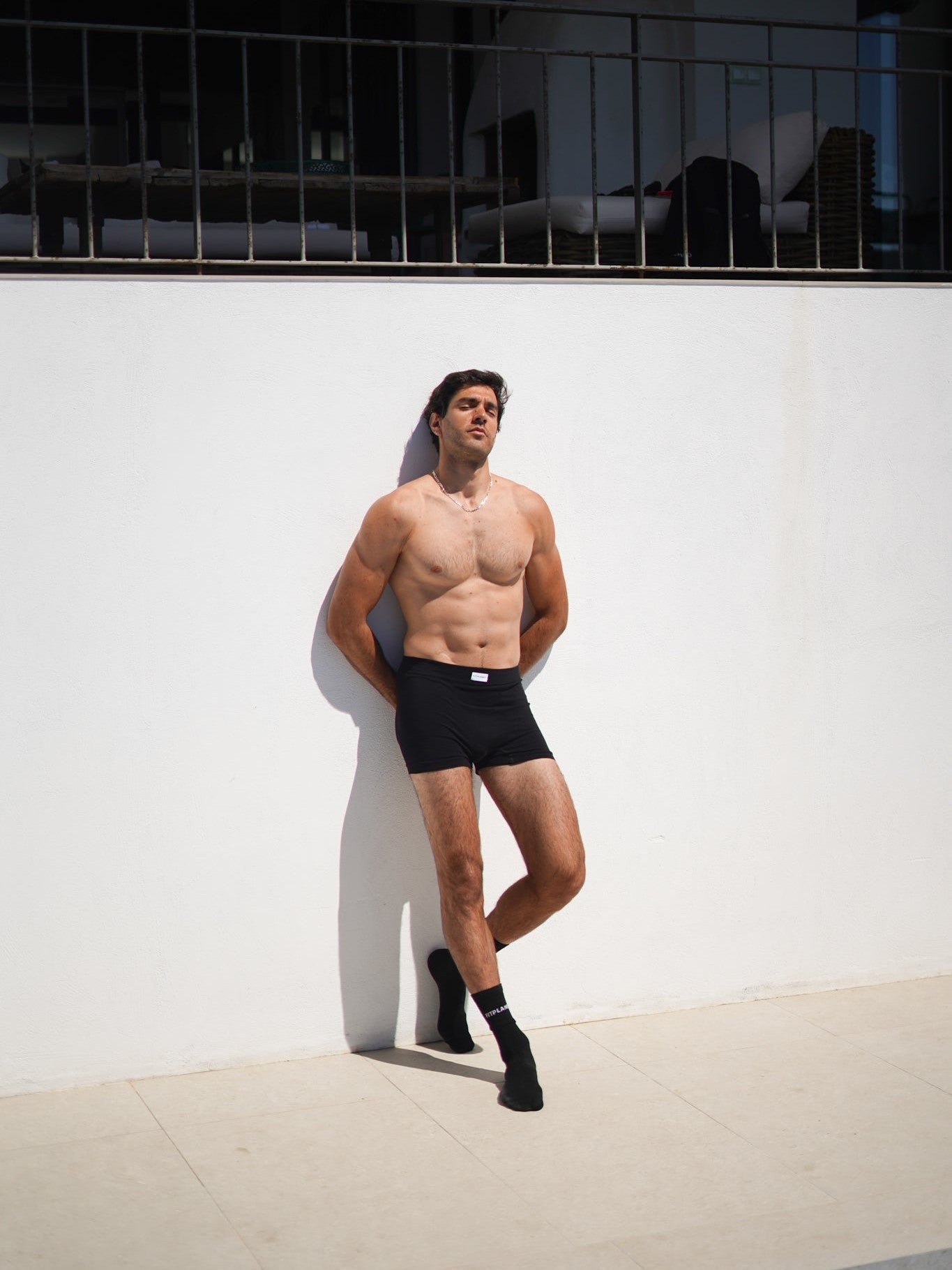 Boxer Algodón - Negro