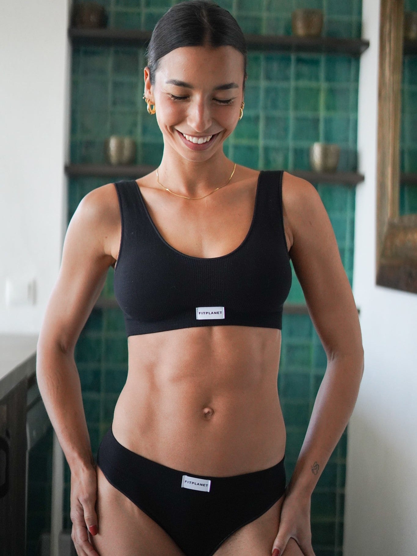 Soutien-gorge Coton - Noir
