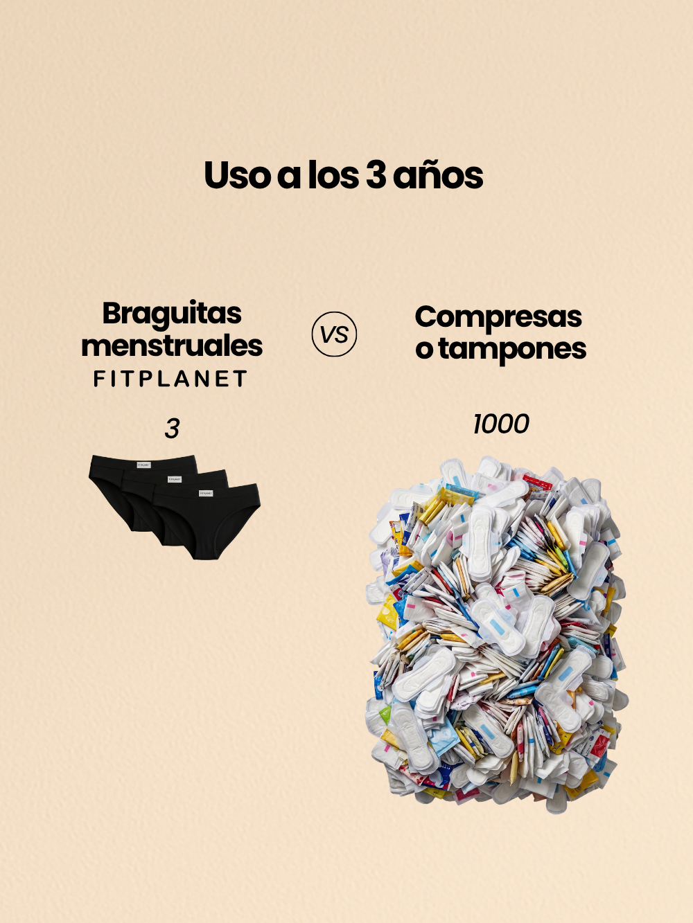 🩸 Pack Braguitas Menstruales [x3]
